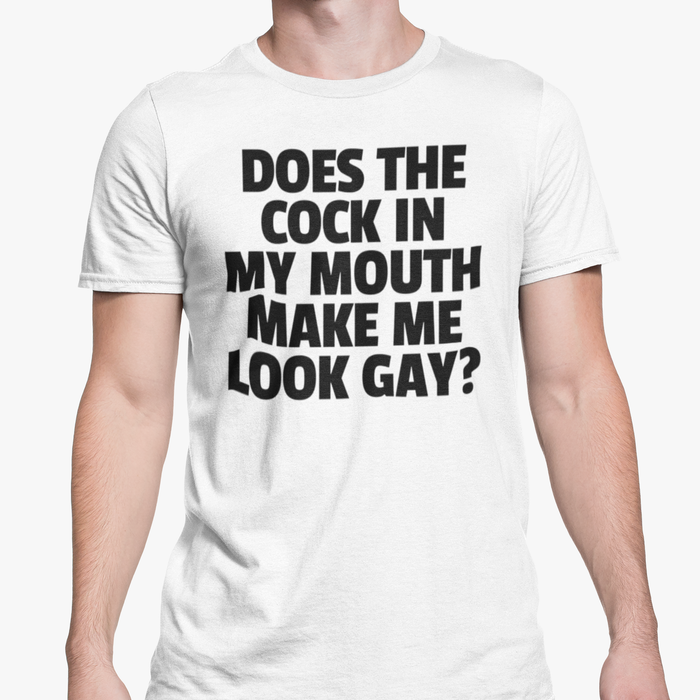 Does The Cock In My Mouth Make Me Look Gay